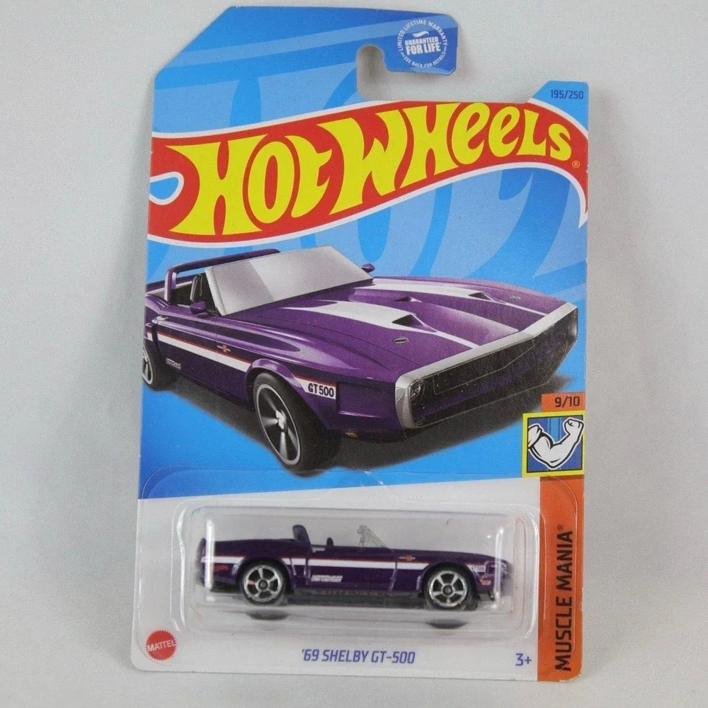 Hot Wheels Purple '69 Shelby GT-500 Toy Car - NEW